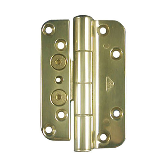 Discontinued - Andersen 1992-2005 Frenchwood door Hinge -  Right Hand - Bright Brass