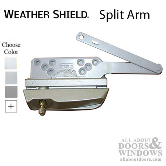 Truth 15.30 Weather Shield Split Arm Operator, Straight 4-1/2" Link, Left Hand