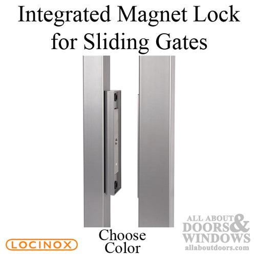 Integrated Locinox Magnet Lock for Sliding Gates - Choose Color - Integrated Locinox Magnet Lock for Sliding Gates - Choose Color