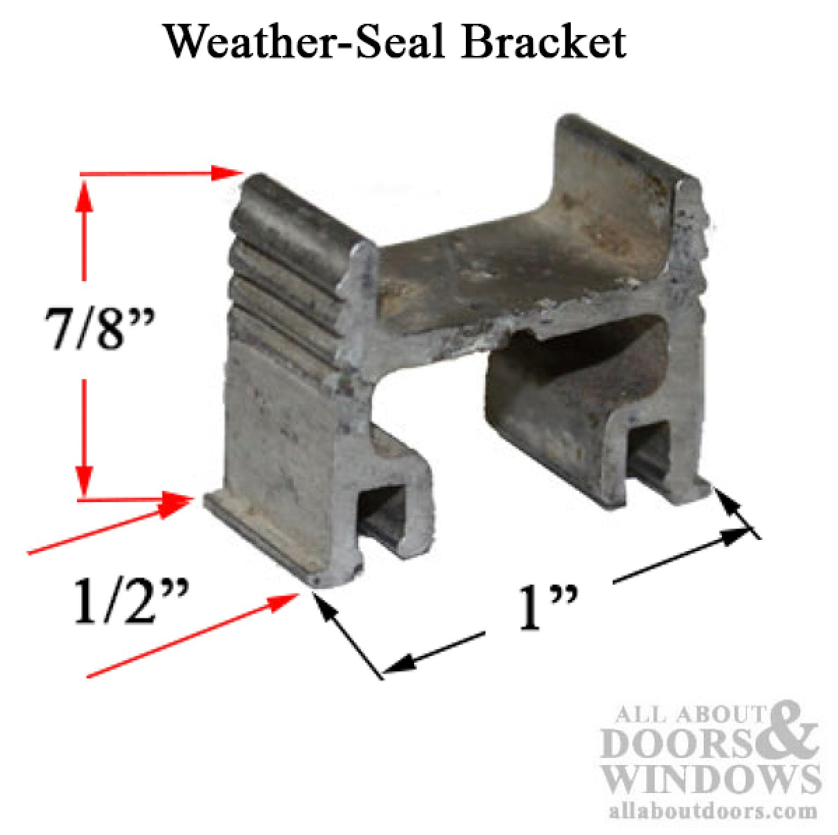 Weather-Strip Bracket for Colombia Jet Door Bottom Rail - Weather-Strip Bracket for Colombia Jet Door Bottom Rail