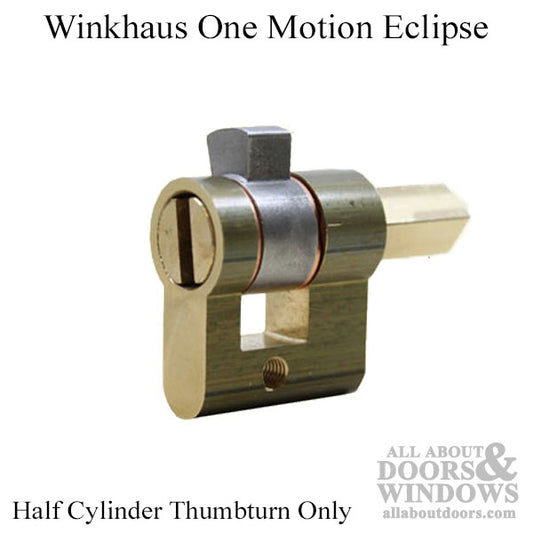 Winkhaus One Motion Eclipse 00/20T 45mm Half Cylinder Thumbturn Knob Only