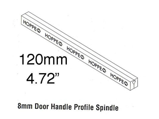 Spindle, 120mm for HLS 9000, 1-3/4" Thick Door