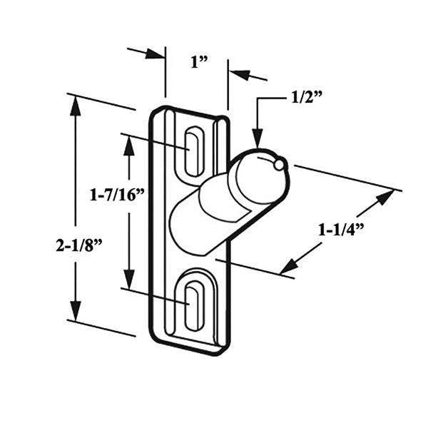 Face Mount Keeper with 1-7/16