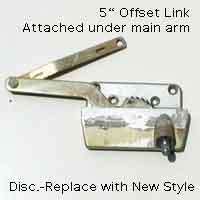 Weathershield Operator, Offset Link, Split Arm, RH Gold - Weathershield Operator, Offset Link, Split Arm, RH Gold