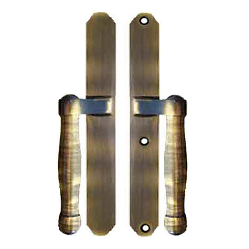 HOPPE HLS 9000 Sliding Door Handle Set Fixed Dummy Antique Brass - HOPPE HLS 9000 Sliding Door Handle Set Fixed Dummy Antique Brass