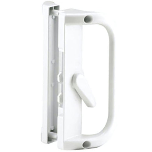 Sliding Patio Door Handlset White Non Keyed Door Handle 6 9/16 Inch Hole Center - Sliding Patio Door Handlset White Non Keyed Door Handle 6 9/16 Inch Hole Center