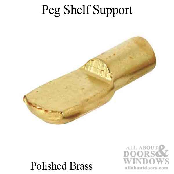 Peg Shelf Support, Spoon style, 9/32