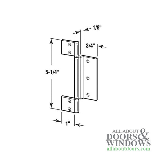 Screen Door Hinge Flag Type - Screen Door Hinge Flag Type