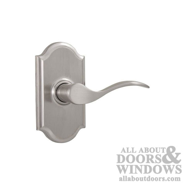 Weslock Bordeau Premier Privacy Door Lever Satin Nickel Right Hand Door Handle - Weslock Bordeau Premier Privacy Door Lever Satin Nickel Right Hand Door Handle