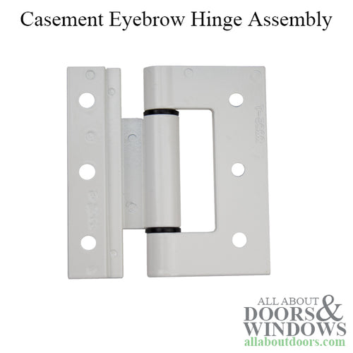 Weather Shield Casement Eyebrow Hinge Assembly -White - Weather Shield Casement Eyebrow Hinge Assembly -White