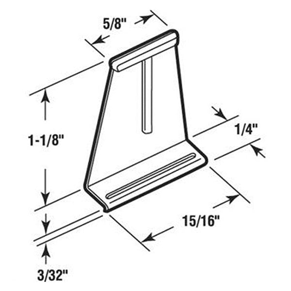 Window Screen Spline Channel Pull Tab - Window Screen Spline Channel Pull Tab