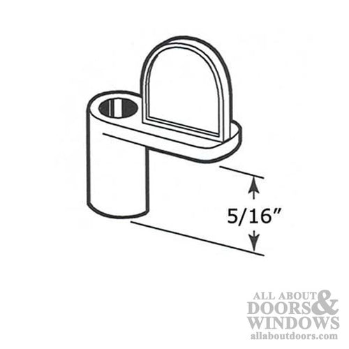 Diecast Window Screen Clips 5/16 Inch Offset 12 Pack - Diecast Window Screen Clips 5/16 Inch Offset 12 Pack