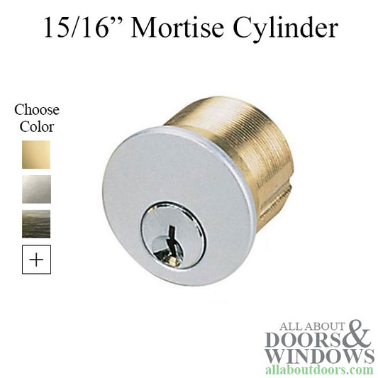 Kwikset/Schlage 15/16" 5 Pin Mortise Cylinder