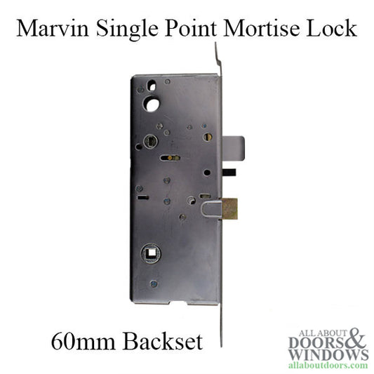 Mortsie Lock Single Point Active 60mm Backset Marvin, Caradco, Jeldwen doors