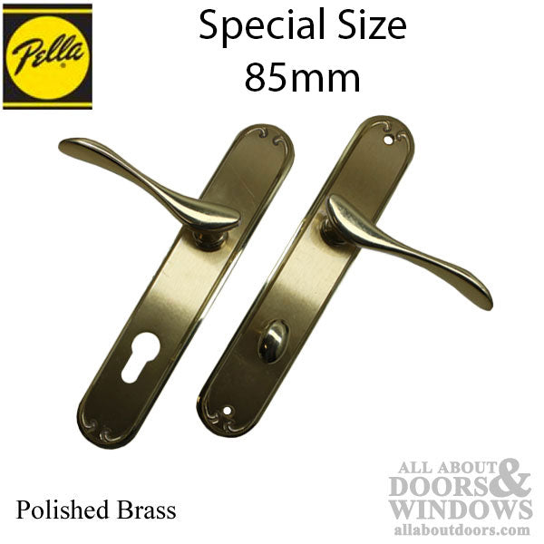 Euro Active Handle Set - Left Hand - Polished Brass - Euro Active Handle Set - Left Hand - Polished Brass