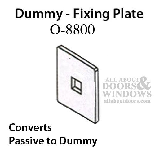 Fixing Plate - Convert Passive to Dummy - Fixing Plate - Convert Passive to Dummy