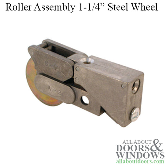 Slidng Door Roller For Fleetwood and Fullview Sliding Doors 1.25 Inch Steel Ball Bearing Wheel Metal Housing