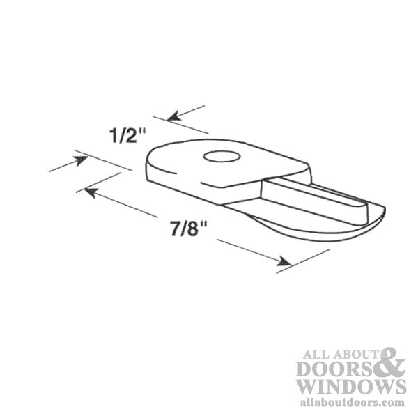 Window Screen Flush Clips - Nylon - Grey - 12 Pack - Window Screen Flush Clips - Nylon - Grey - 12 Pack