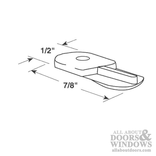 Window Screen Flush Clips - Nylon - Grey - 12 Pack - Window Screen Flush Clips - Nylon - Grey - 12 Pack