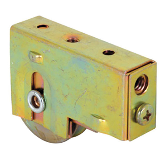 Door Roller For Sliding Doors With Steel Plain Back Housing and 1.5 Inch Steel Wheel