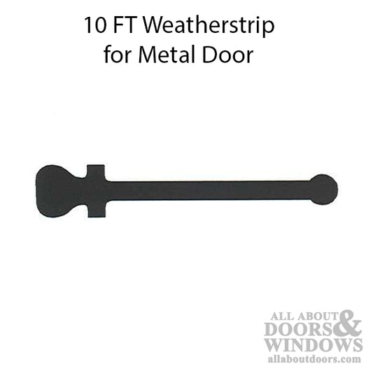 Weatherstrip - Metal Door - 10 Foot