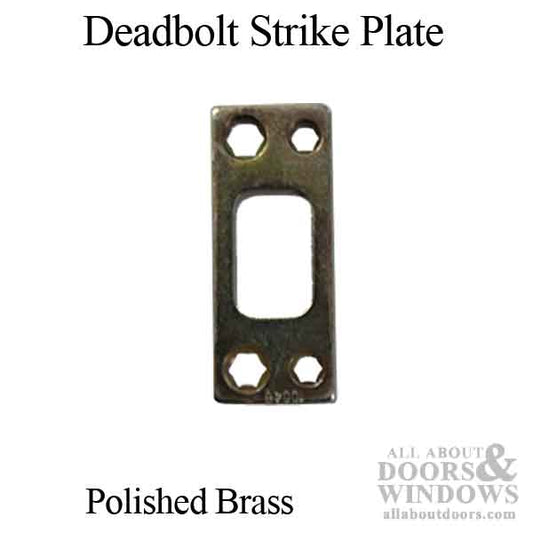 Strike Plate, Deadbolt, 4-Hole H.D.