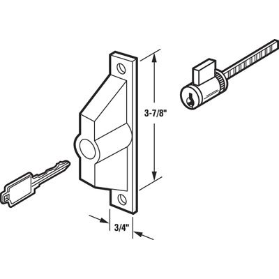 Discontinued - External Pull and Key Lock - Sliding Patio Door, Ador / HiLite - Aluminum - Discontinued - External Pull and Key Lock - Sliding Patio Door, Ador / HiLite - Aluminum