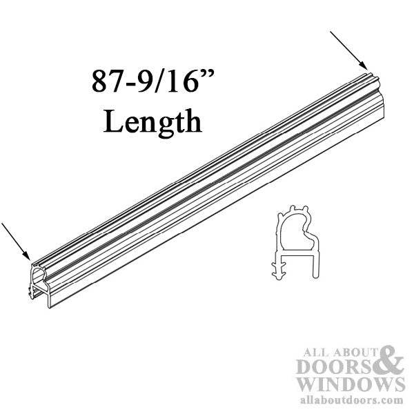 V794 Flex Bulb Weather-strip for door sill 87 9/16 - Beige - V794 Flex Bulb Weather-strip for door sill 87 9/16 - Beige