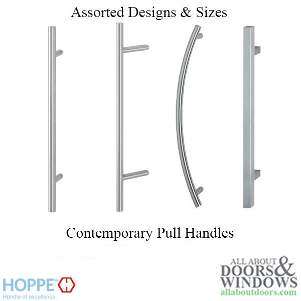 Hoppe Bar-Shaped Square Pull Handle, 31-1/2