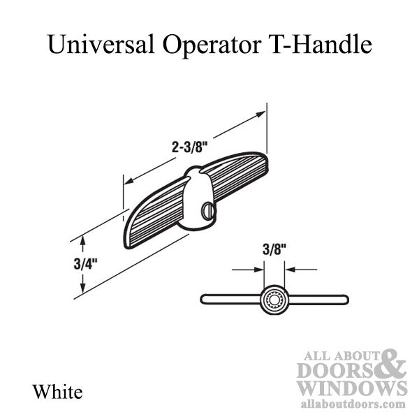 Universal Operator T-Handle - White - Universal Operator T-Handle - White