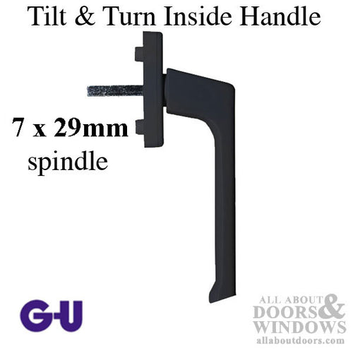 Tilt & Turn Dirigent-F Inside Handle, 7 x 29mm spindle - Tilt & Turn Dirigent-F Inside Handle, 7 x 29mm spindle