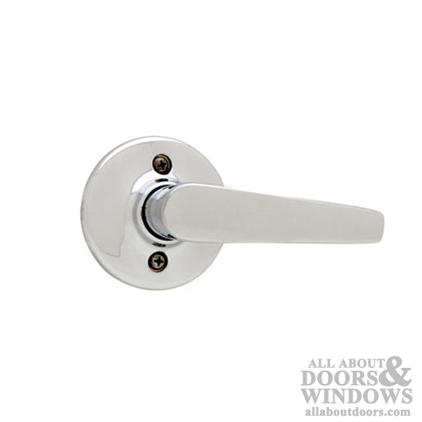 Kwikset Delta Dummy Door Lever Pair Polished Chrome Delta Door Handle Set Kwikset 487DL-26 - Kwikset Delta Dummy Door Lever Pair Polished Chrome Delta Door Handle Set Kwikset 487DL-26