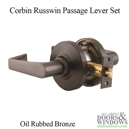 Passage Lever, Oil Rubbed Bronze