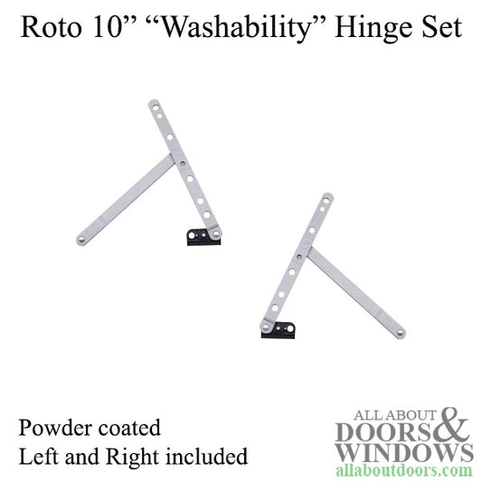 Roto 10 inch Left and Right Washability Hinge Set, HG05 Series