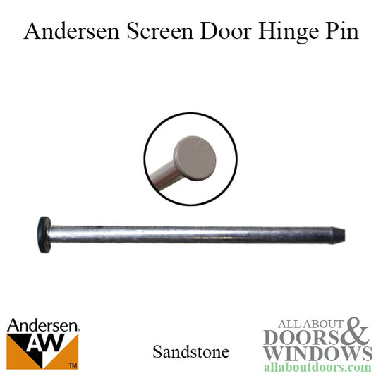 Hinge Pin, Screen Door - Sandtone