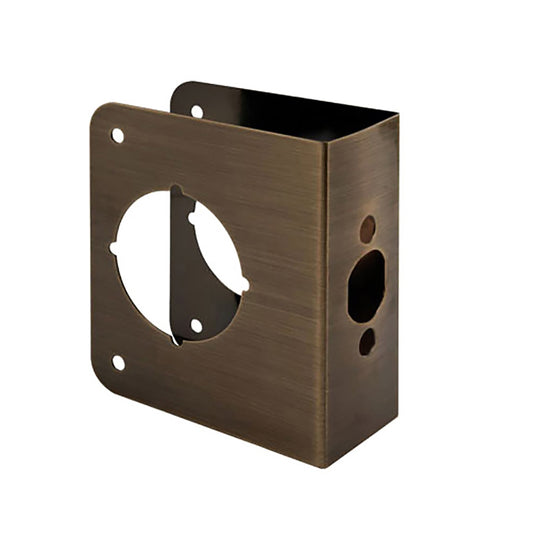 4-1/2 Inch Tall Door Reinforcer, 2-3/4 Inch Backset - Choose Color