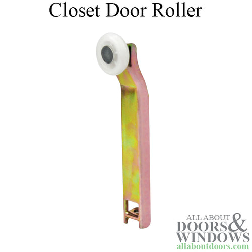 Closet Door Roller - 1 Wheel, 7/8 Inch Diameter - Closet Door Roller - 1 Wheel, 7/8 Inch Diameter