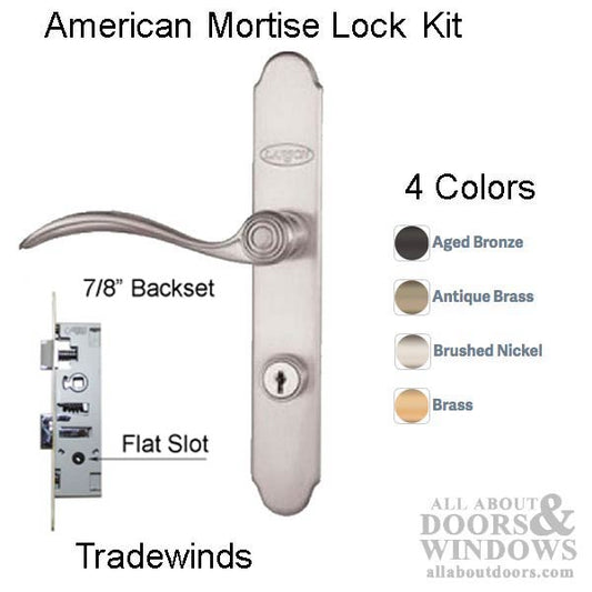 Larson Replacement Storm Door Kits with Trim & Mortise Lock