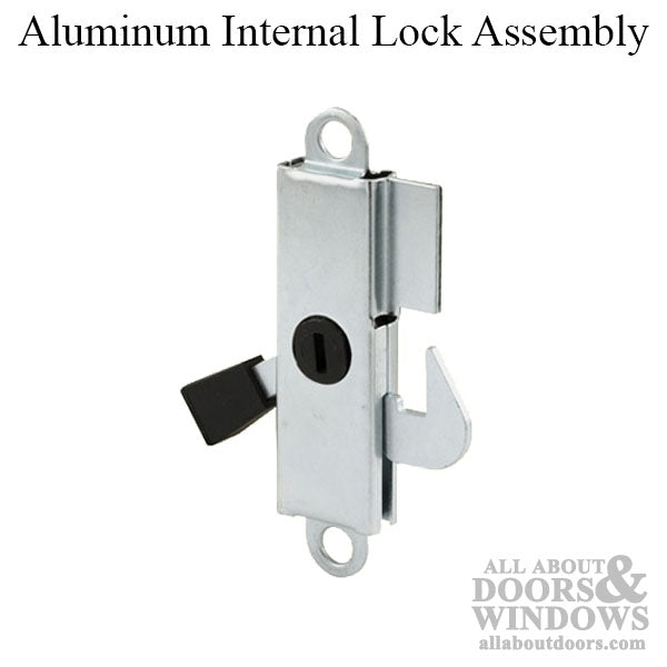 Internal Lock Assembly with Vertical Keyway for Sliding Patio Doors - Internal Lock Assembly with Vertical Keyway for Sliding Patio Doors