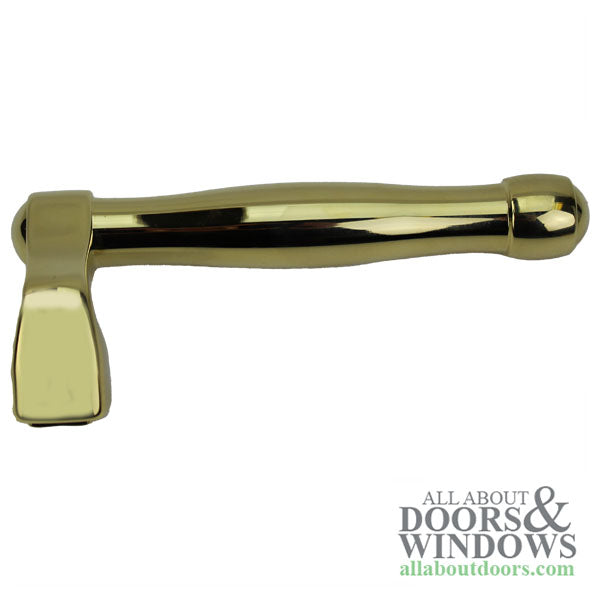 Fuhr L-Handle Dummy Handle Right Hand Bright Brass - Fuhr L-Handle Dummy Handle Right Hand Bright Brass