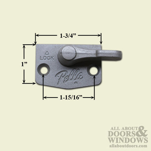 Unavailable Pella Double Hung Window Lock - Champagne - Unavailable Pella Double Hung Window Lock - Champagne