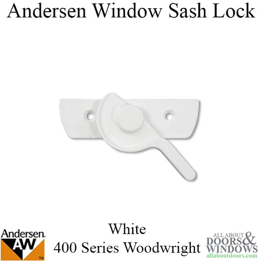 Andersen Sash Lock for 400 Series Woodwright Double Hung Window White