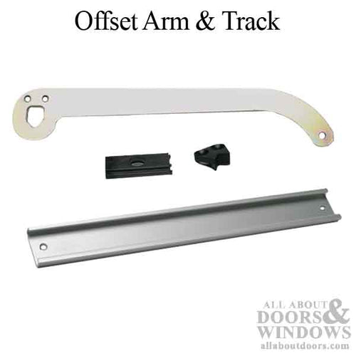 Replacement Offset Arm & Arm Track for 'Stout' Overhead Concealed Closer - Replacement Offset Arm & Arm Track for 'Stout' Overhead Concealed Closer