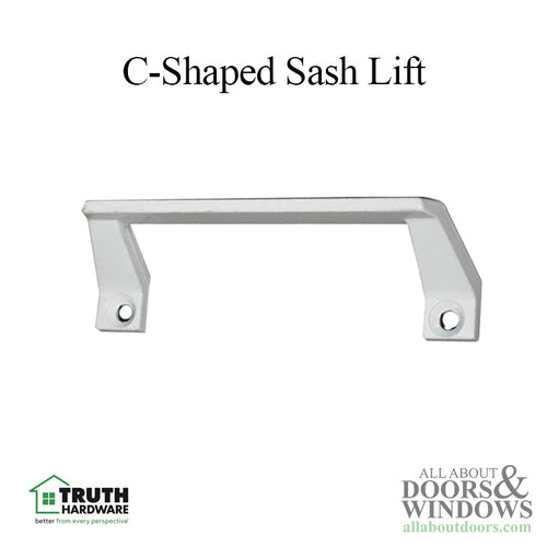 Sash Lift, Pull Handle, C-Shaped - Choose Color - Sash Lift, Pull Handle, C-Shaped - Choose Color