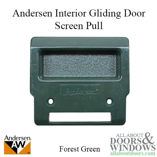 Andersen Screen Door Handle For Sliding Doors Inside Handle Forest Green