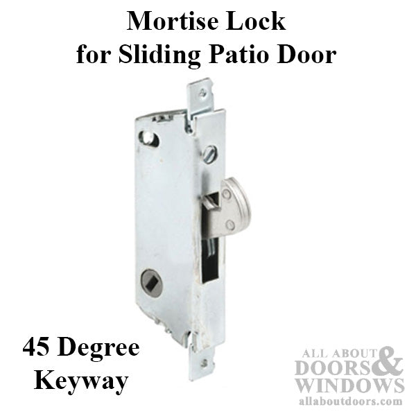 Mortise Lock, 45 ° Slot, Auto Lock, Square Face End - Adams - Mortise Lock, 45 ° Slot, Auto Lock, Square Face End - Adams