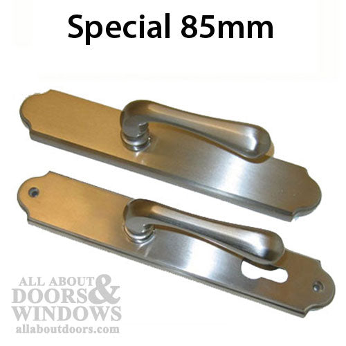 Discontinued Active or Inactive MP Lock Trim 85mm PZ,  55T/10 Euro Cylinder - Satin Nickel - Discontinued Active or Inactive MP Lock Trim 85mm PZ,  55T/10 Euro Cylinder - Satin Nickel