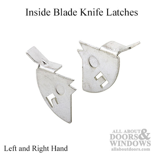 Inside Blade Knife Latches, Left and Right Hand, Swivel Type - Inside Blade Knife Latches, Left and Right Hand, Swivel Type