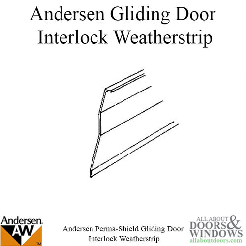 UNAVAILABLE - Interlock Weatherstrip, Full Set, 2 Panel LH Door - UNAVAILABLE - Interlock Weatherstrip, Full Set, 2 Panel LH Door