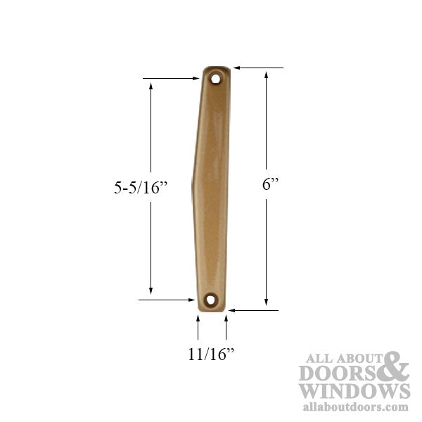 Sliding Screen Door Pull, Fixed Dummy - Choose Color - Sliding Screen Door Pull, Fixed Dummy - Choose Color